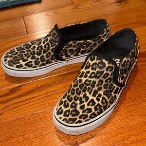 Vans Asher Classic Slip-On sneakers leopard print 6.5